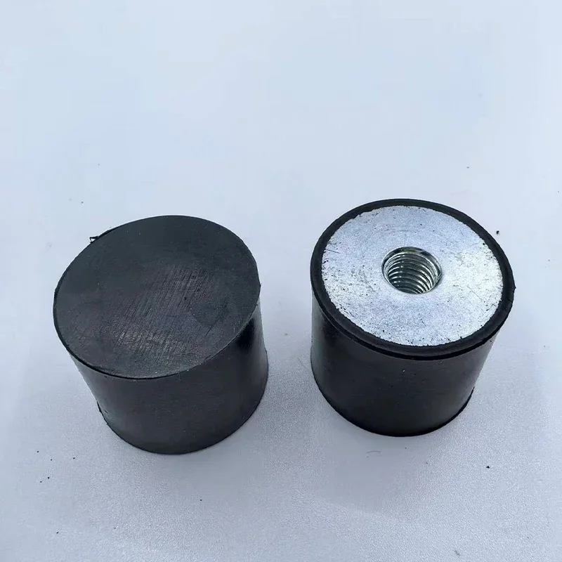 1-10Pcs DE-Type Rubber Shock M3 M4 M5 M6 M8 M10 M12 M16 M20 Absorber Single Thread Female-End Isolation Mount Damper Dia 8-150mm