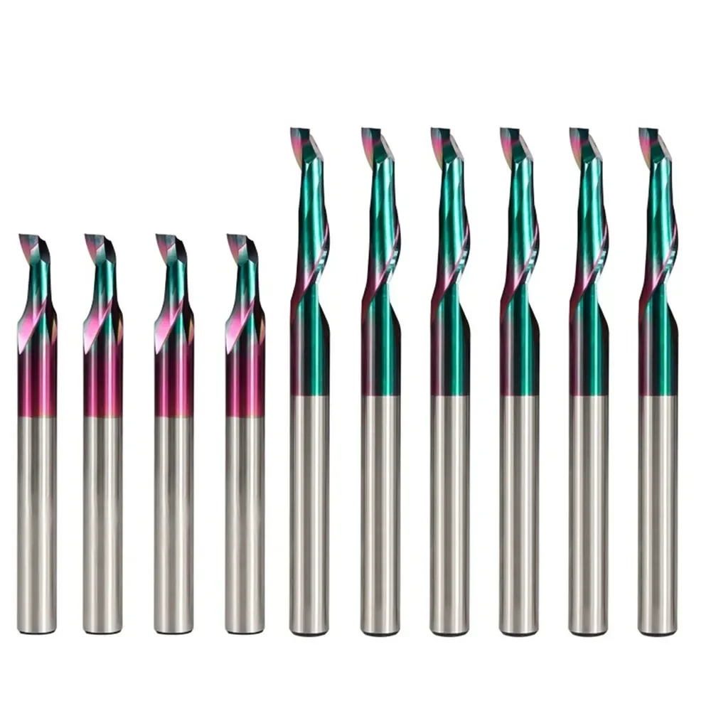 

Hss End Mill 8mm Super Coated Single Flute for Aluminum Door Window Cut Cnc Router Bit