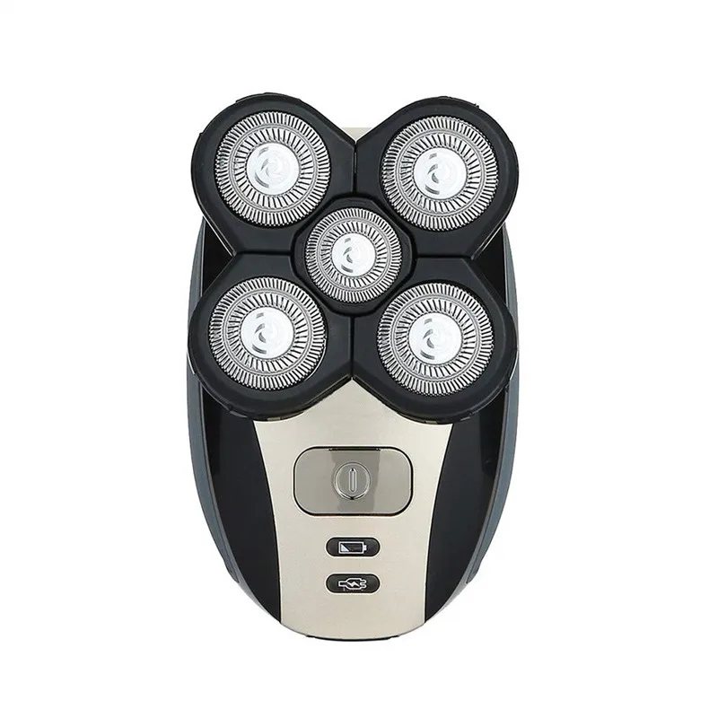 Professional Cordless Multi-Head Shaver for Bald Men Customized Logo Electric Rechargeable USB Power Source for Body Use RV