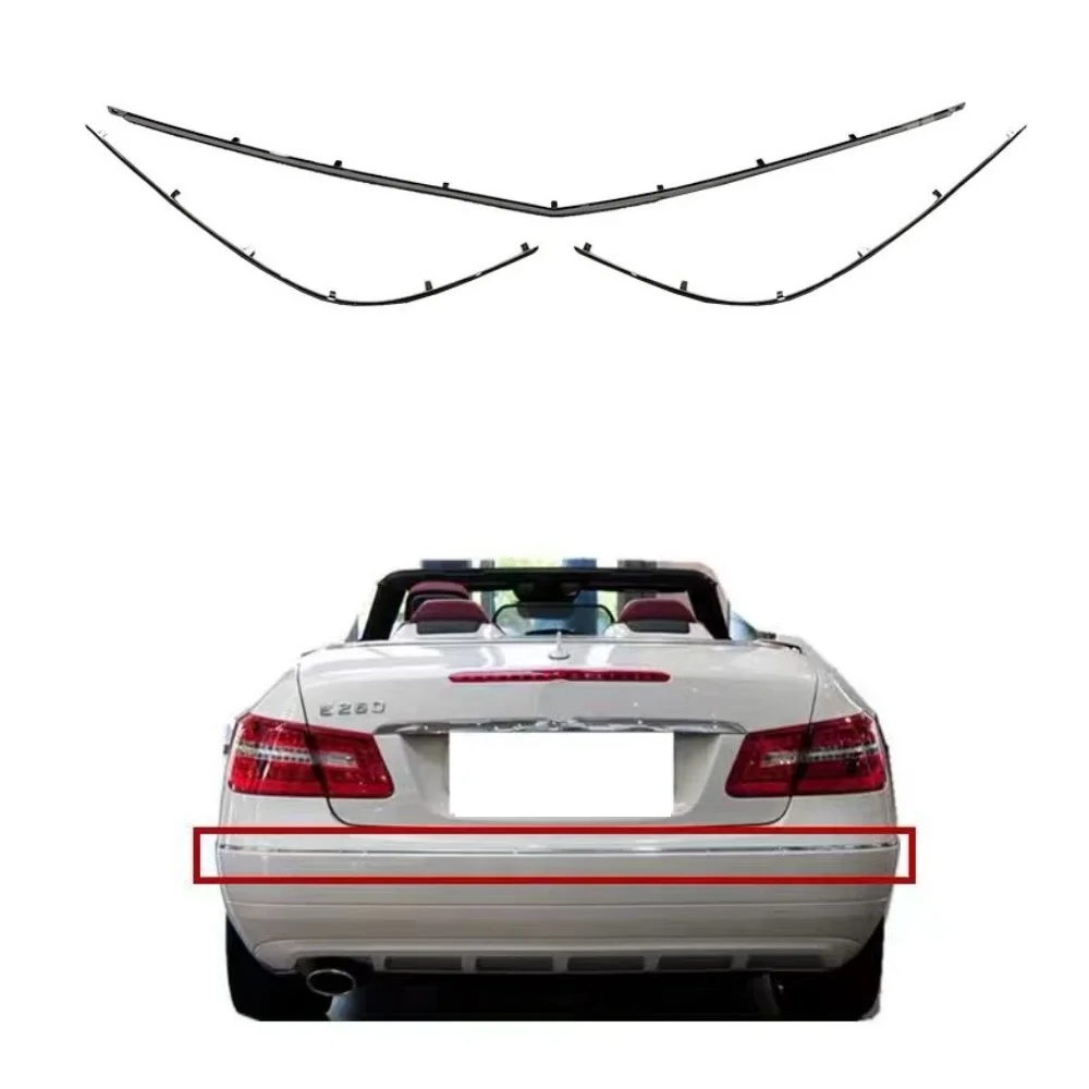 Rear bumper chrome decorative strip For Mercedes Benz E-Class W207 copue 2078852121 2078852221 2078852421