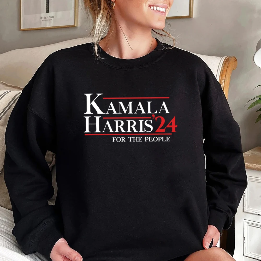 Kamala Harris 24 for The People Sweatshirt Kamala Harris 2024 Sweater I Am Speaking Shirt Unisex Long Sleeves Sweatshirt