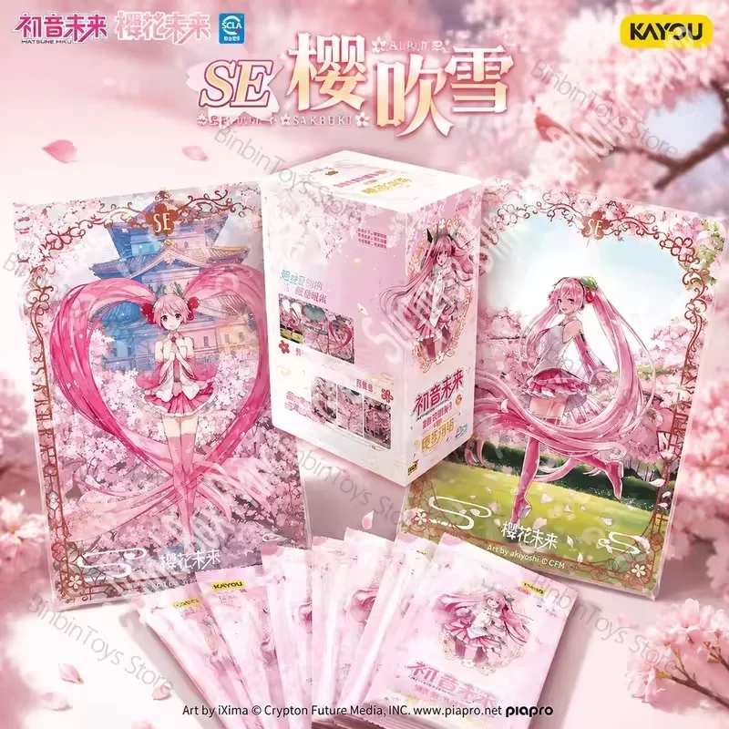 Kayou Official Hatsune Miku First Sight Pack 5th Edition Se Rare Card Vocaloid Anime Collection Trading Card Genuine Hobby Cards