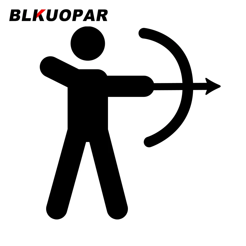 

BLKUOPAR For Hunter Hunting With Bow Arrow Car Stickers Waterproof Decals Creative JDM Assessoires Snowboard Trunk Funny Decor
