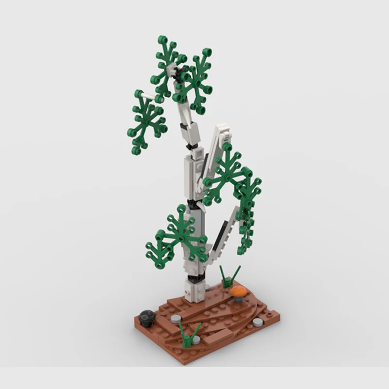 Creators Animal Series Model MOC Building Bricks Birch Tree Flower Modular Technology Gifts Holiday Assemble Children Toys Suit
