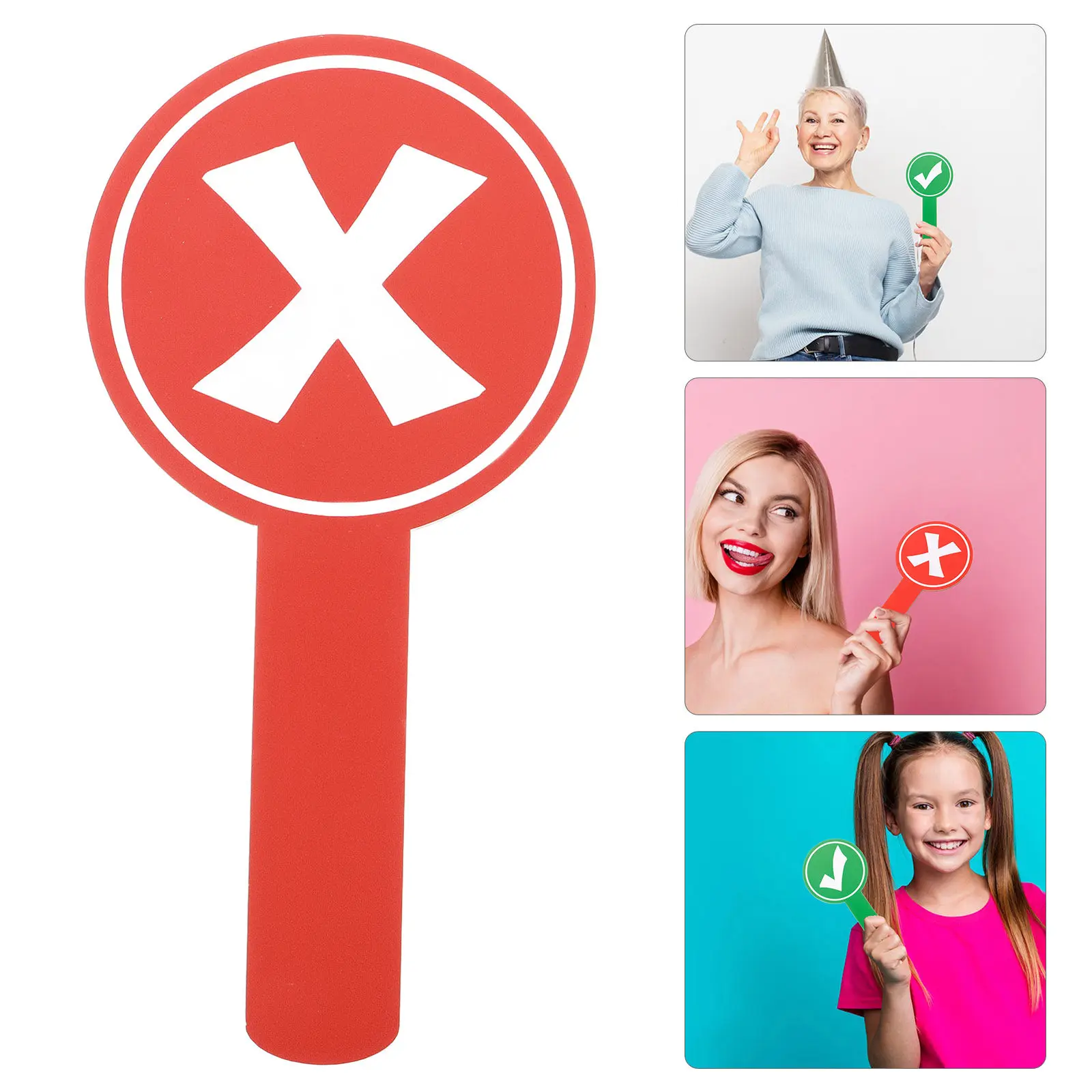 

Деревянная двусторонняя табличка-указка для голосования, портативная доска для оценок учителя, аксессуар для класса, доска для оценки в играх, учительская указка