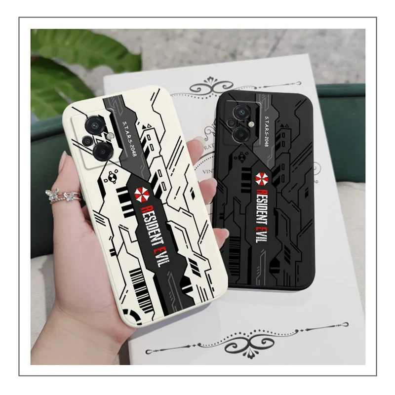 Resident Evil Phone Case For iPhone 16 15 14 13 12 11 Pro Max X XR XS 7 8 Plus Mini SE Back Cover Biohazard Umbrella Corporation