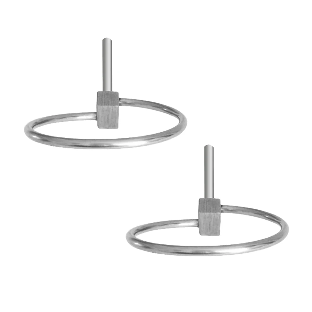 2x perni Lynch in acciaio inossidabile da 4,0 mm per scatola di cavalli per carrello per trattore e rimorchio