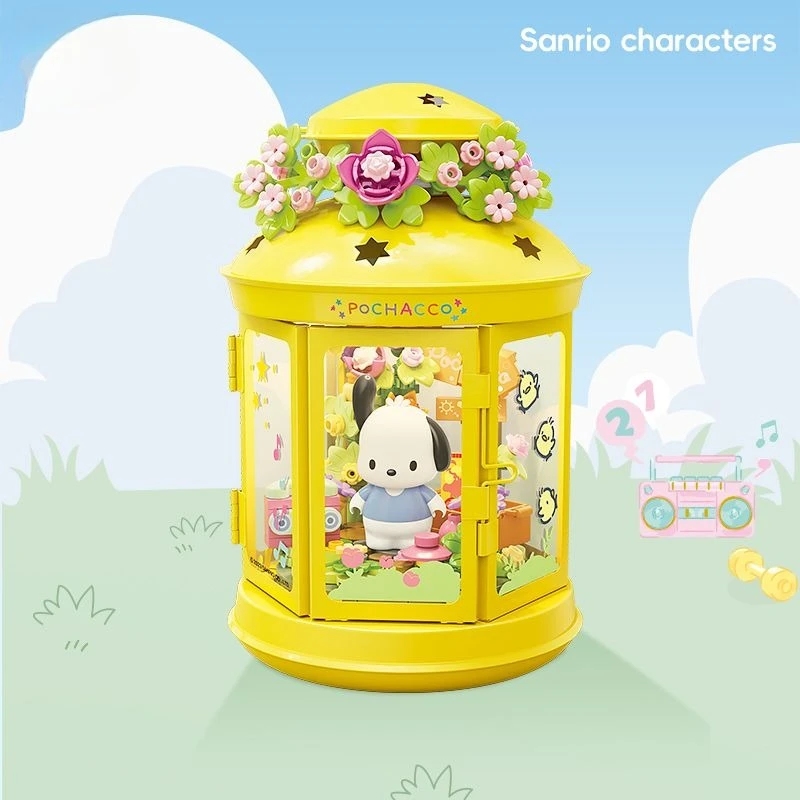 

Подлинная Sanrio Strange Lamp Fantasy Series, сборка, развивающие игрушки, креативный орнамент, подарки