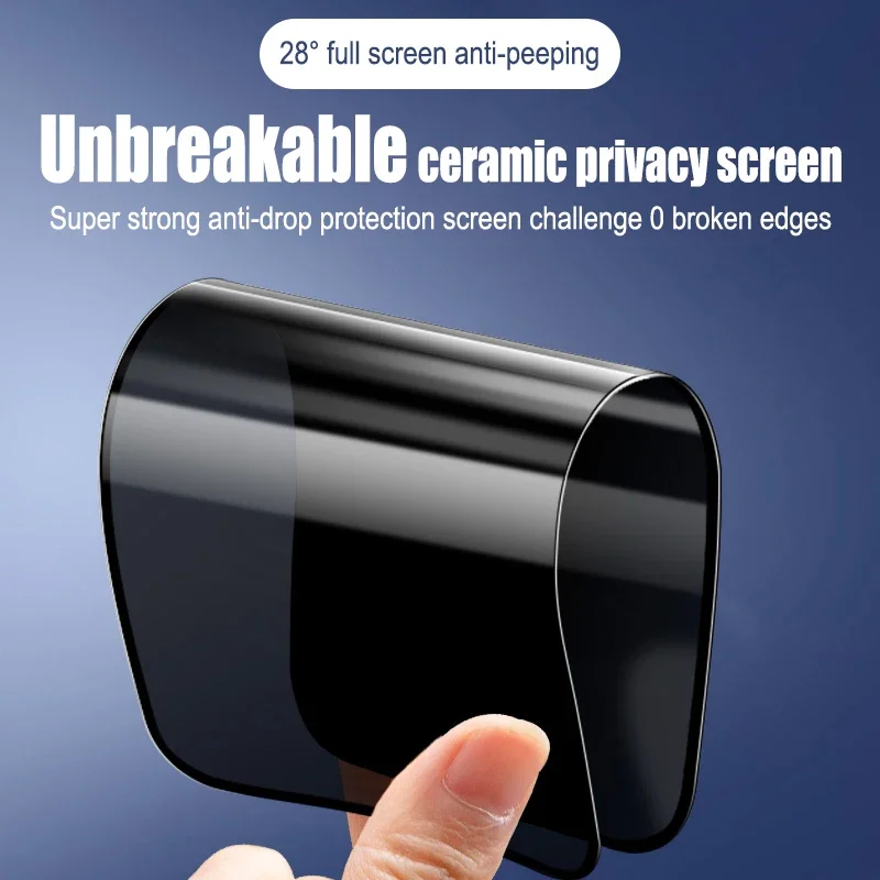 4Pcs Matte Ceramic Privacy Screen Protectors For Samsung A16 A06 A05 A55 A54 A53 5G A35 A15 A51 A52 S A34 A33 A31 A14 A12 A13