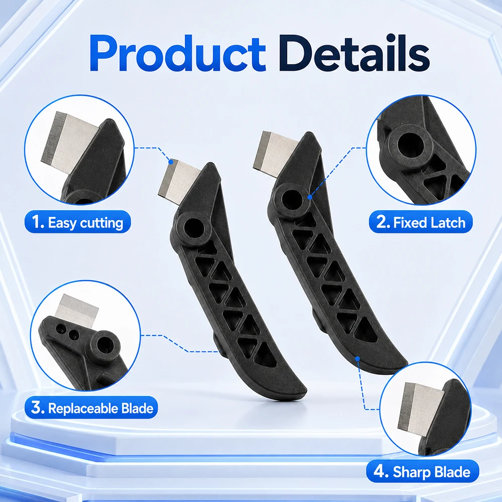 Upgraded Tool Head Cutter 2PCS For Anycubic Kobra X  Reduce Waste And Improve Printing Efficiency For Kobra X 3D Printer Parts