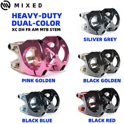 MIXED MTB Stem 45mm Alloy CNC 28.6mm Steerer 35mm Handlebar Ultralight 0 Degree Mountain Bike Parts