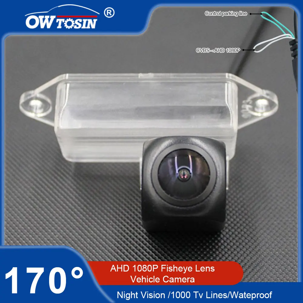AHD 1080P 170°Fisheye Car Rear View Vehicle Camera For Mitsubishi Lancer Sedan 2007-2019 Lancer X 2007 Reverse Parking Monitor