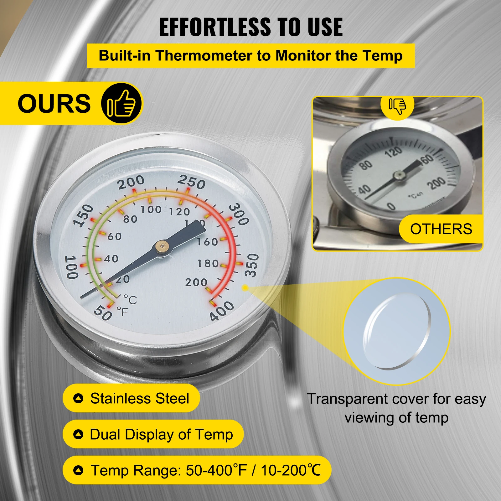 Vevor 3/5/8 Gal Water Alcohol Distilleerder, Distilleerderij Kit Met Circulatiepomp, Alcohol Nog Koperen Buis, W/Ingebouwde Thermometer