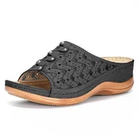 Women Sandals Summer Shoes Woman Wedge Heels Sandals Plus Size Flip Flops Drop Shipping Wedges Shoes Sandalias Mujer - Image 2