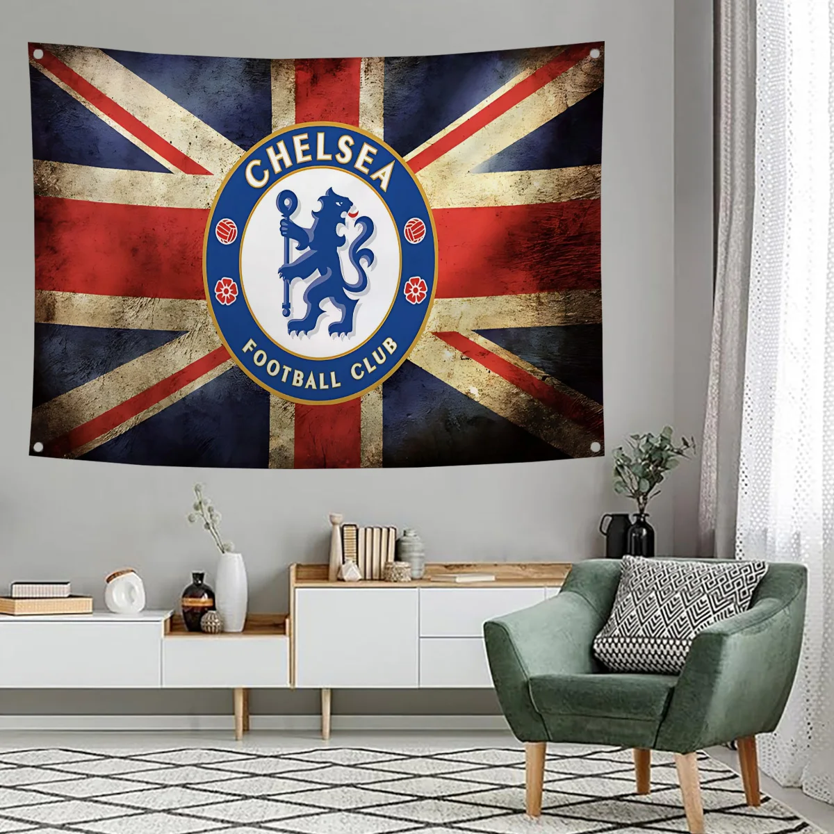 Fc C-chelsea-a Custom Flag Pole Colo Colo Outdoor Decor Country Flags for Bedrooms Barber Shop House Decor Accessories Colombia