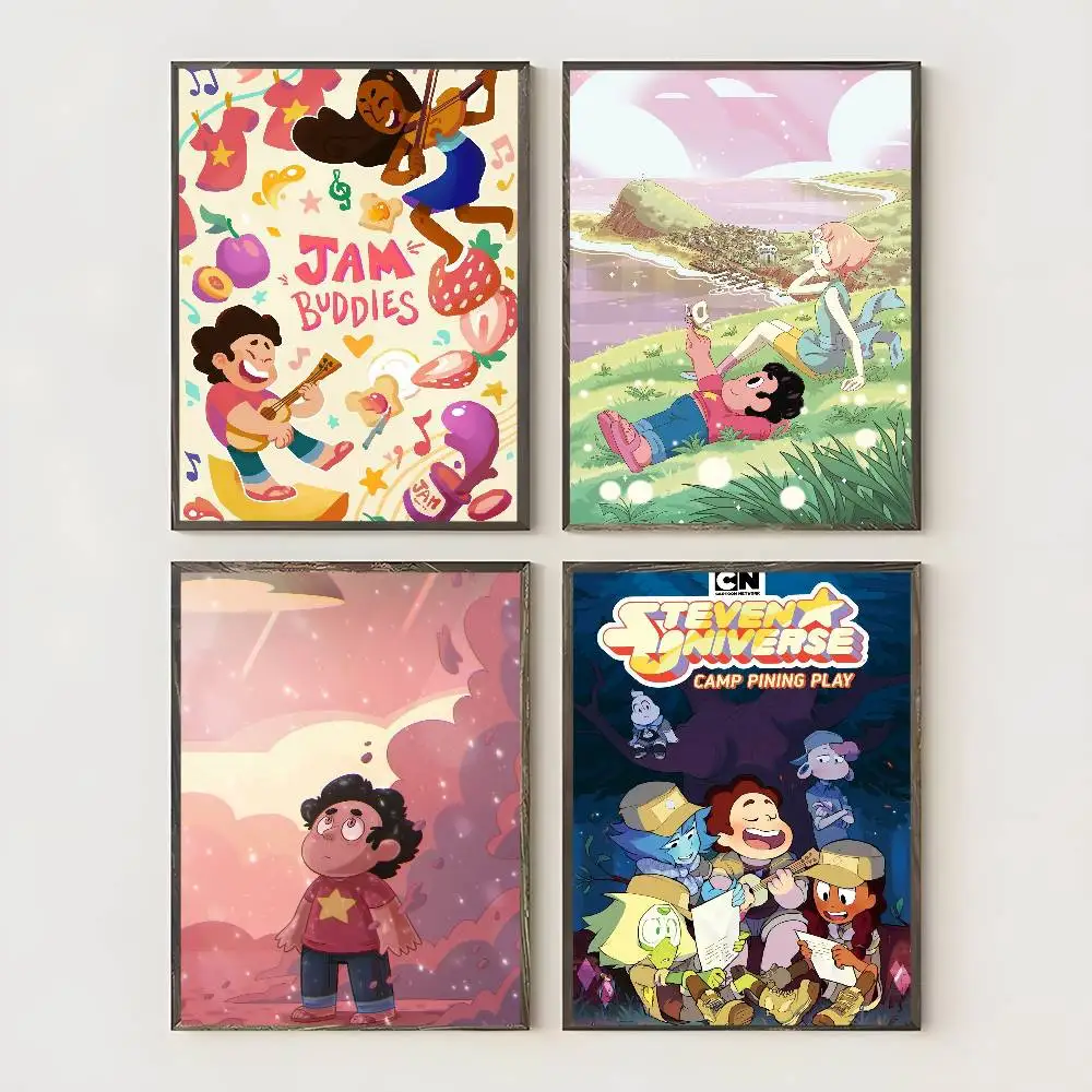 ملصق فني من ستيفن يونيفرس ريترو كرافت مع مطبوعات هدية تزيين غرفة النوم وغرفة المعيشة