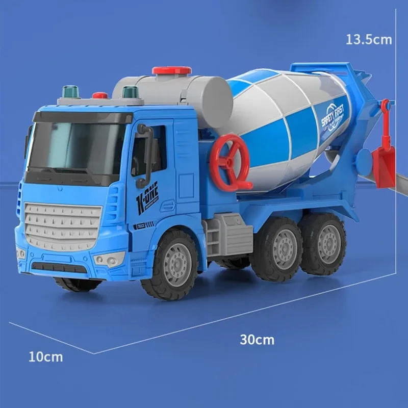 Camión Hormigonera De Aleación – Juguete De Construcción Con Mezclador Giratorio 360° Para Niños, Ideal Para Regalar
