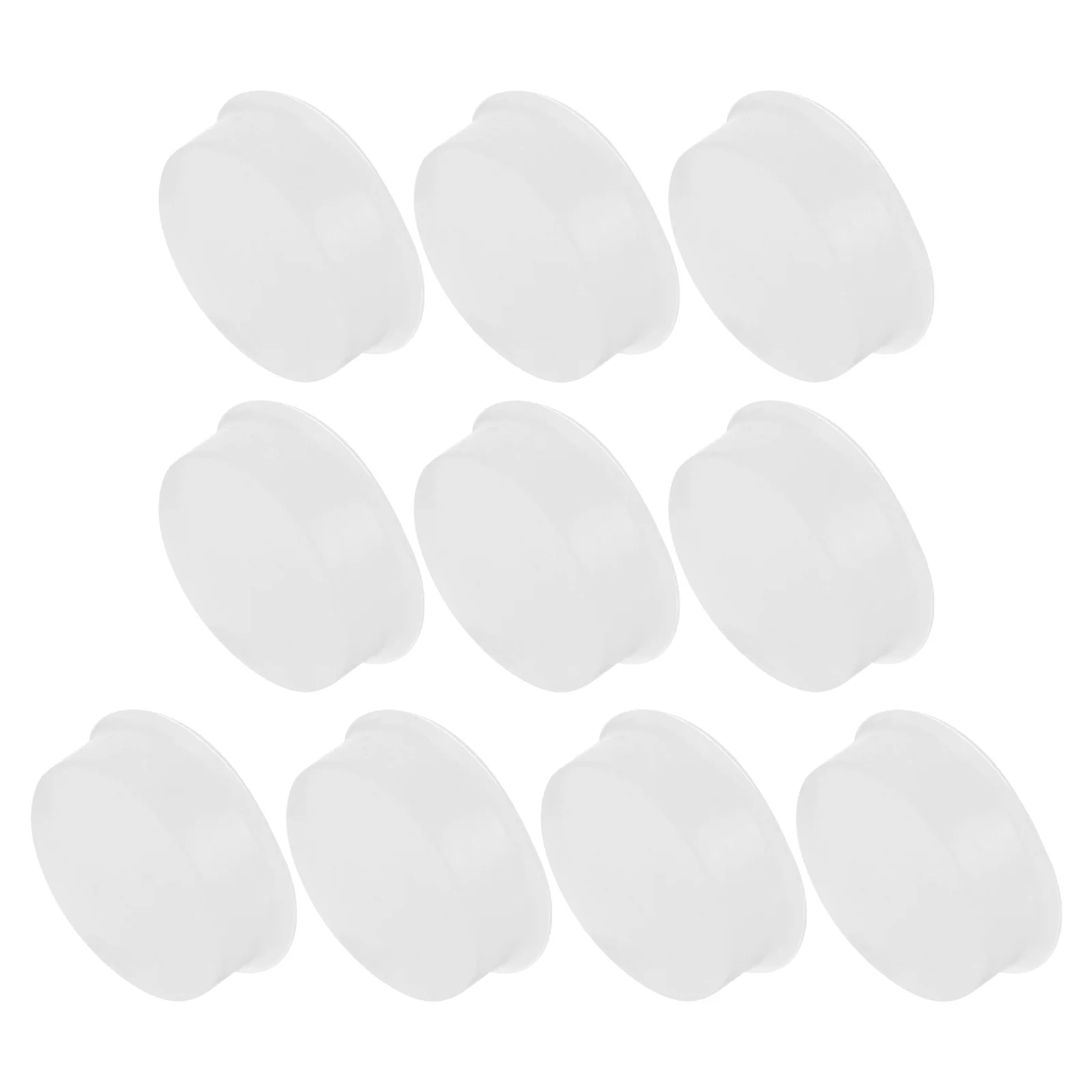 

10Pcs White Silicone Flute Hole Plugs Soft Flexible Seal for Open Hole Flute Repair Instrument Accessories Key Covers