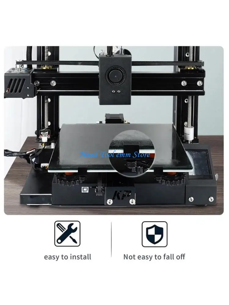 

H37F for 3D Printer Adjustable Heated Bed Clip Heatbed Clamps Clips Aluminium Alloy