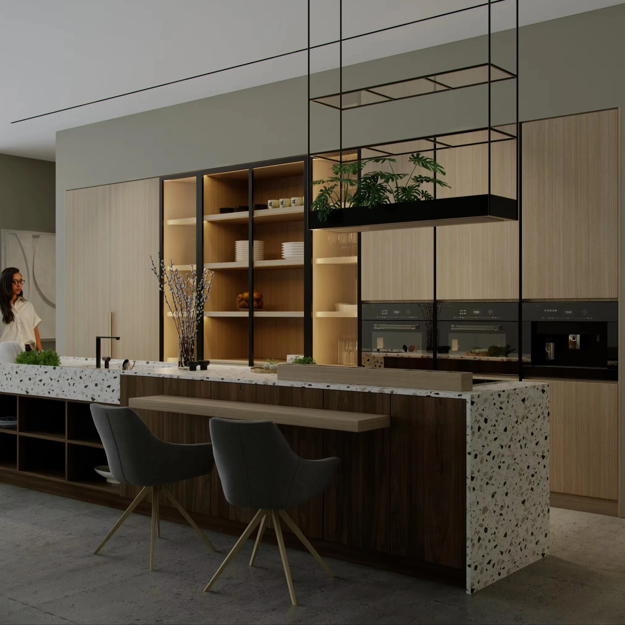 

Кухня TLF Reserve: Современная минималистичная модульная конструкция из МДФ, варианты отделки меламином и лаком, индивидуальные решения для хранения