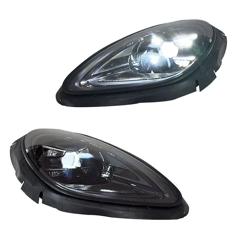 

14-22 models of headlight assembly, old to new, black matrix