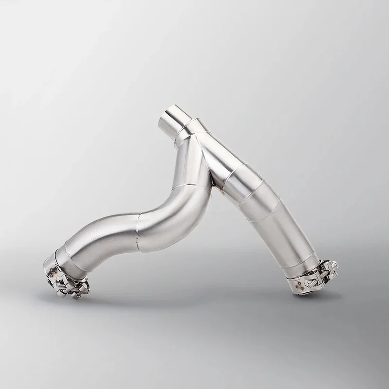 For Ducati Monster 950/937 2021 2022 2023 Motorcycle Exhaust Systems Middle Link Pipe Stainless Steel Connection Original