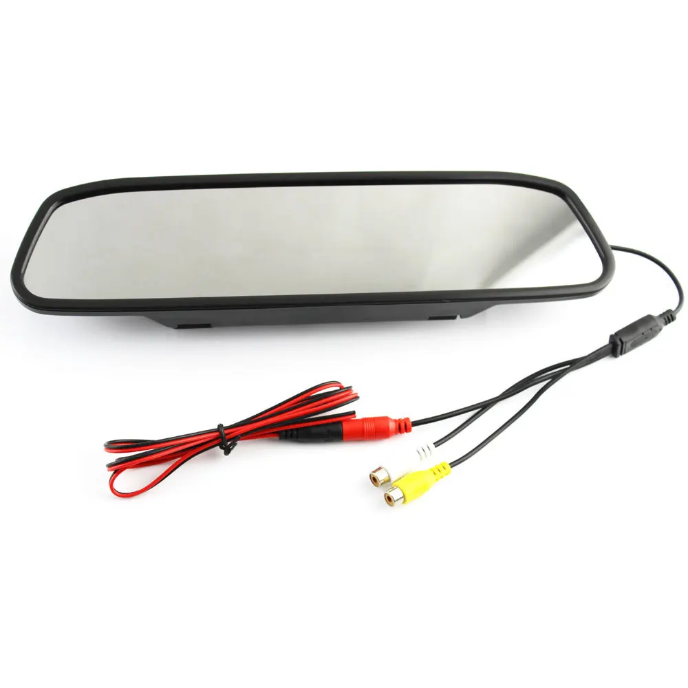 2-in-1-Parksystem mit 4,3-Zoll-Digital-TFT-LCD-Spiegelmonitor und 170 ° Backup-Assistent für Weitwinkel-Rückfahrkamera – Detail 7