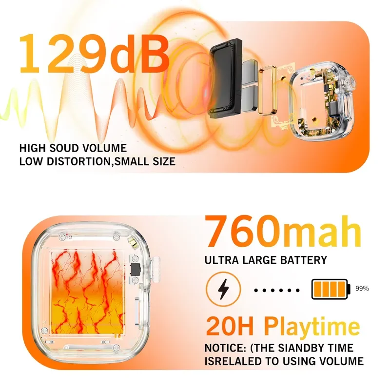 Yousonnra Blue tooth Speaker Portable IP69 Waterproof Wireless Speaker with Mic & Call Control Suitable for Outdoor - view 5