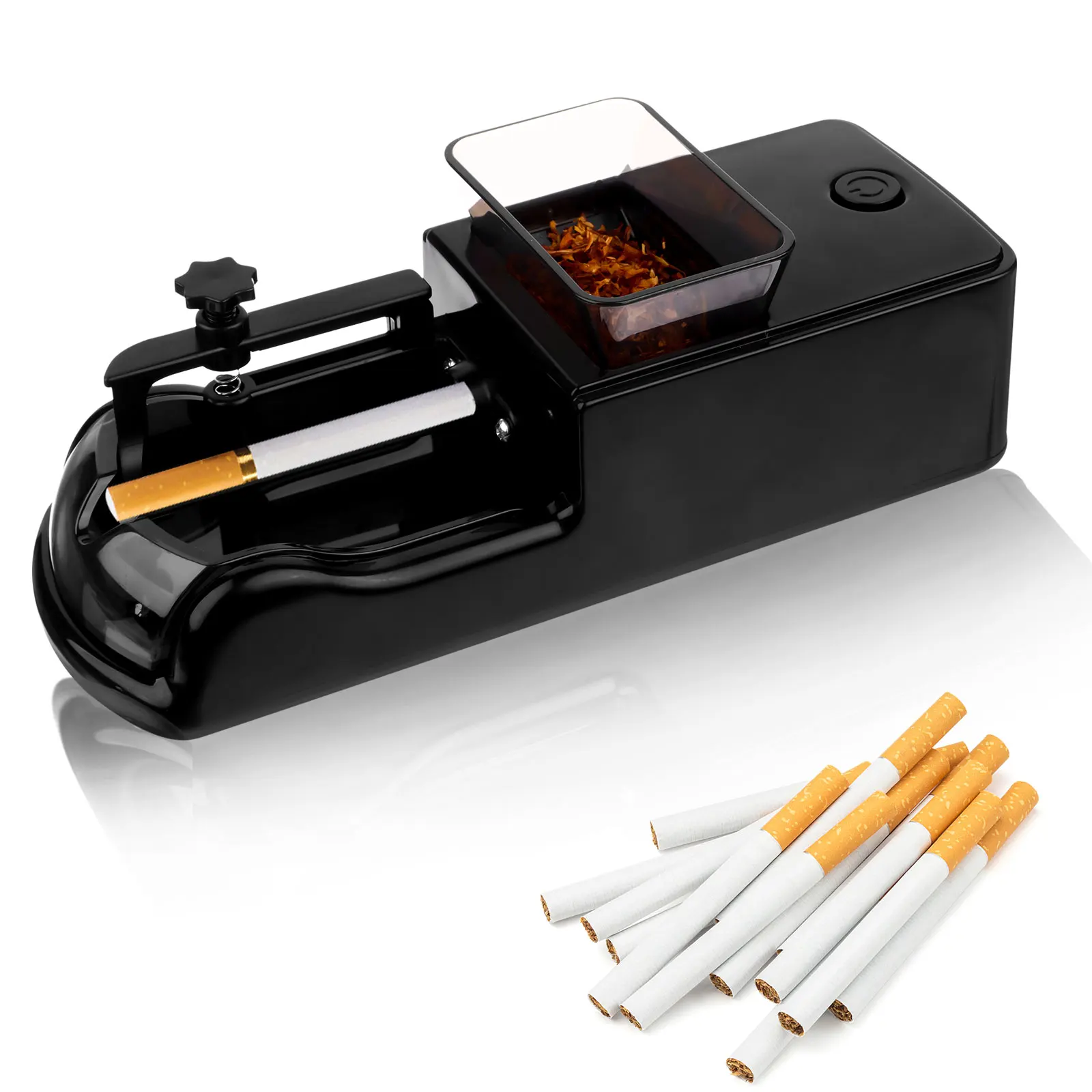 Electric Cigarette Rolling Machine Portable Cigarette Roller Mini Automatic Injector Tobacco Roller,Used To Roll Your Own Cigare