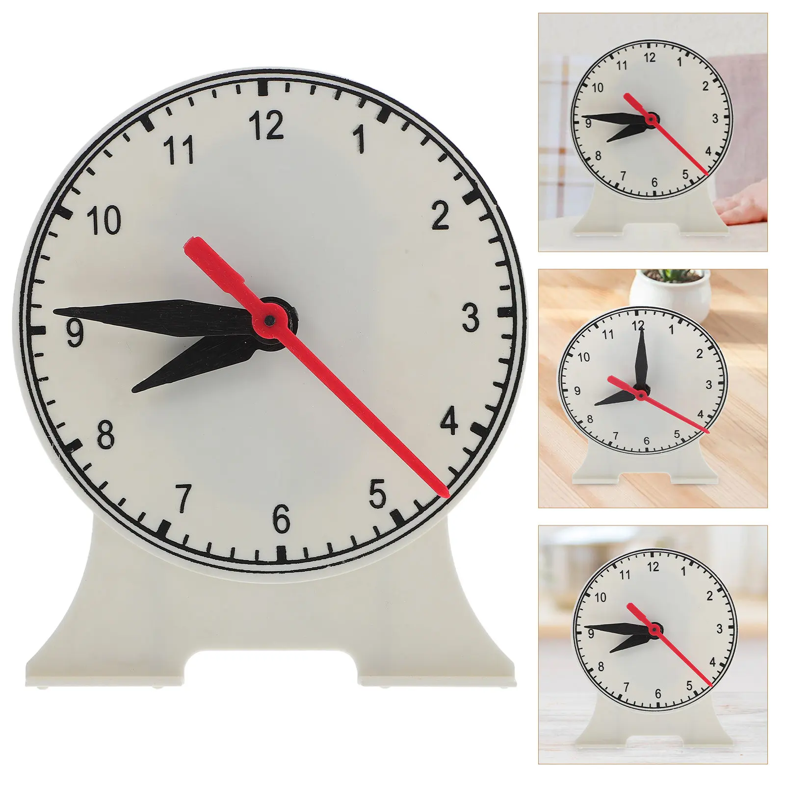 Three-Hand Clock Classroom Display Teaching Time Learning Educational Tool Kids Read Time Early Education Student Supply