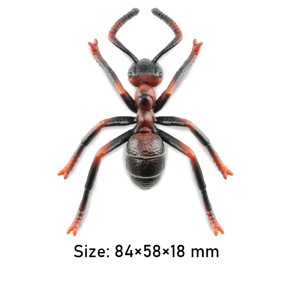 Zabawki Toymany, owady, zwierzęta, dzikie zwierzęta, model gadu, symulacja owada, czerwony mrówka ognista, model zwierzęcia, mini figurki, zabawki, prezent dla dzieci
