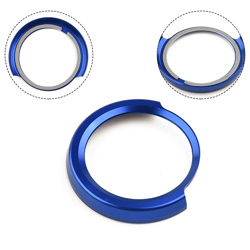 Interior Console Accessory Replacement For BMW 1/2/3 Button Cover Trim Series F20 F21 F30 X1 F48 Blue 1pc Decorative