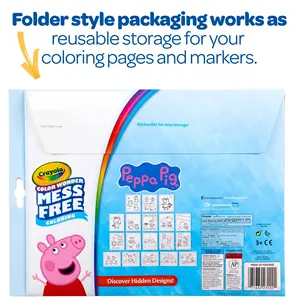 Crayola-Peppa Pig Maravilha Chaos Malvorlagen, Buch, Geschenk für Kinder 8 Hauptverkäufe Crayola Wachskreide - №1