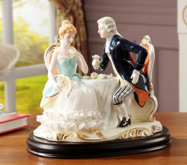 

American high-end brand porcelain couple european-style furnishings for the couple's practical fashion creative wedding gift