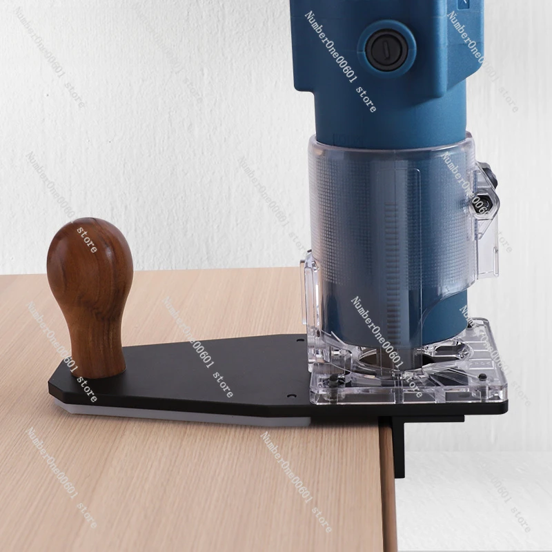 Edge Trimming Machine, Balance Board, Inverted Rounded Corner, Edge Trimming Tool, Woodworking Electric Wood Milling Machine