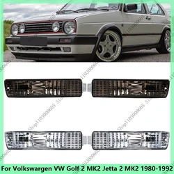 For Volkswargen VW Golf 2 MK2 Jetta 2 MK2 1980-1992 Front Turn Signal Bumper Indicator Light Fog Corner Lamp With Harness