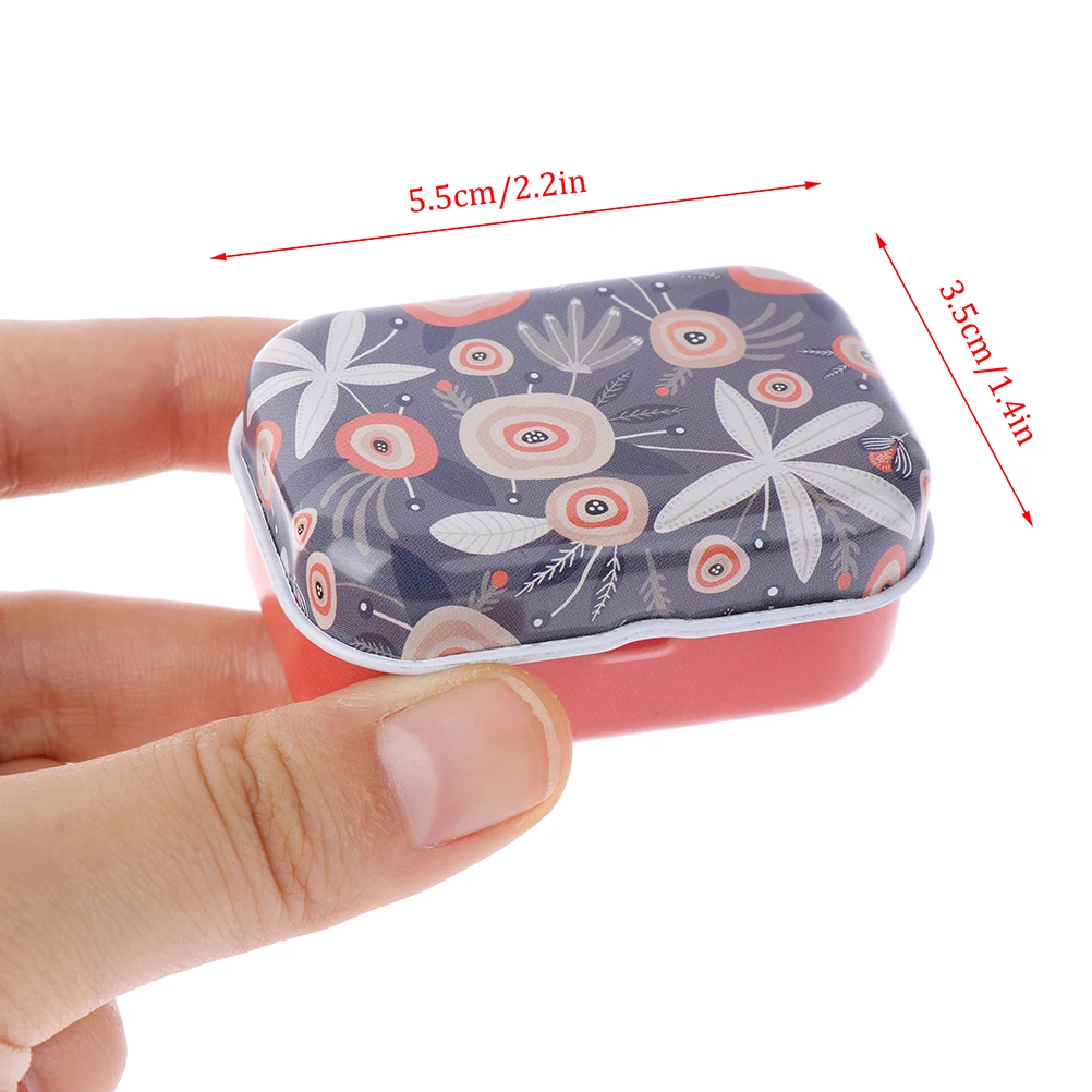 1 PC Mini Tin Metal Box Sealed Jar Packing Boxes Jewelry Candy Box Small Storage Cans Coin Earrings Headphones Gift Box Holder