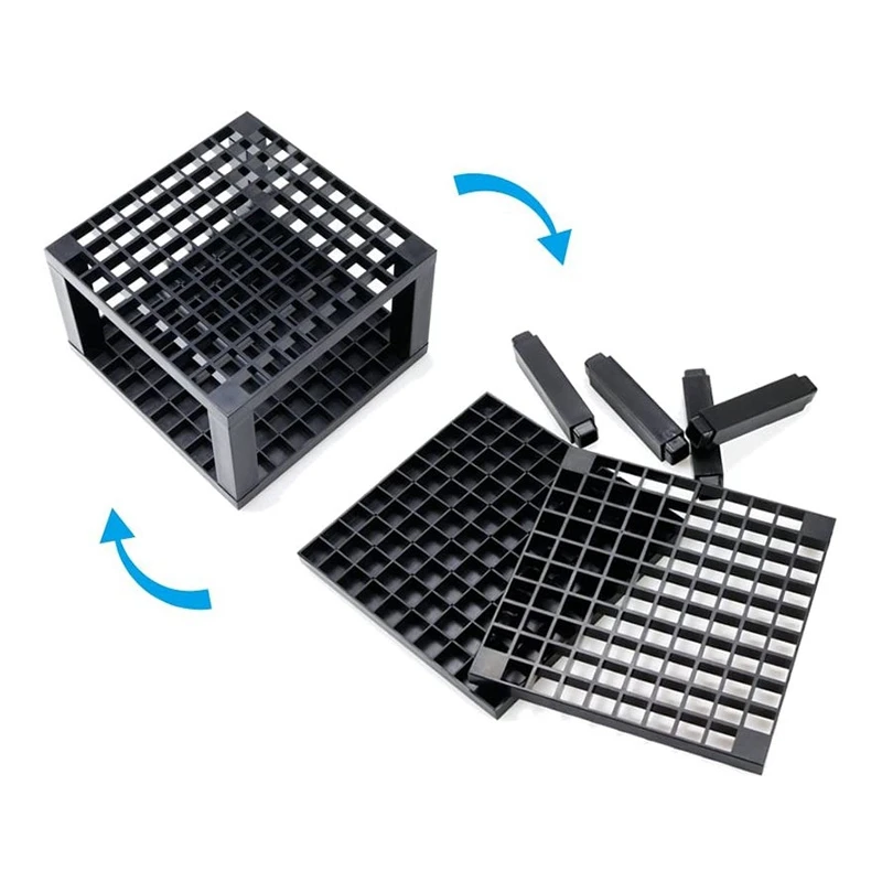 96 حفرة شبكة حامل قلم مربع ألوان مائية النفط اللوحة حامل قلم بلاستيكي انفصال الفن اللوازم المكتبية حامل قلم