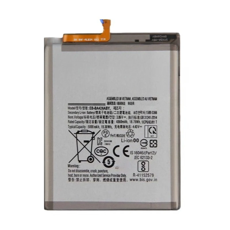 New Replacement Phone Battery EBBA426ABY EB-BA426ABY 3.86V 4860mAh Battery for Samsung Galaxy A42 A72 High Quality Batteries