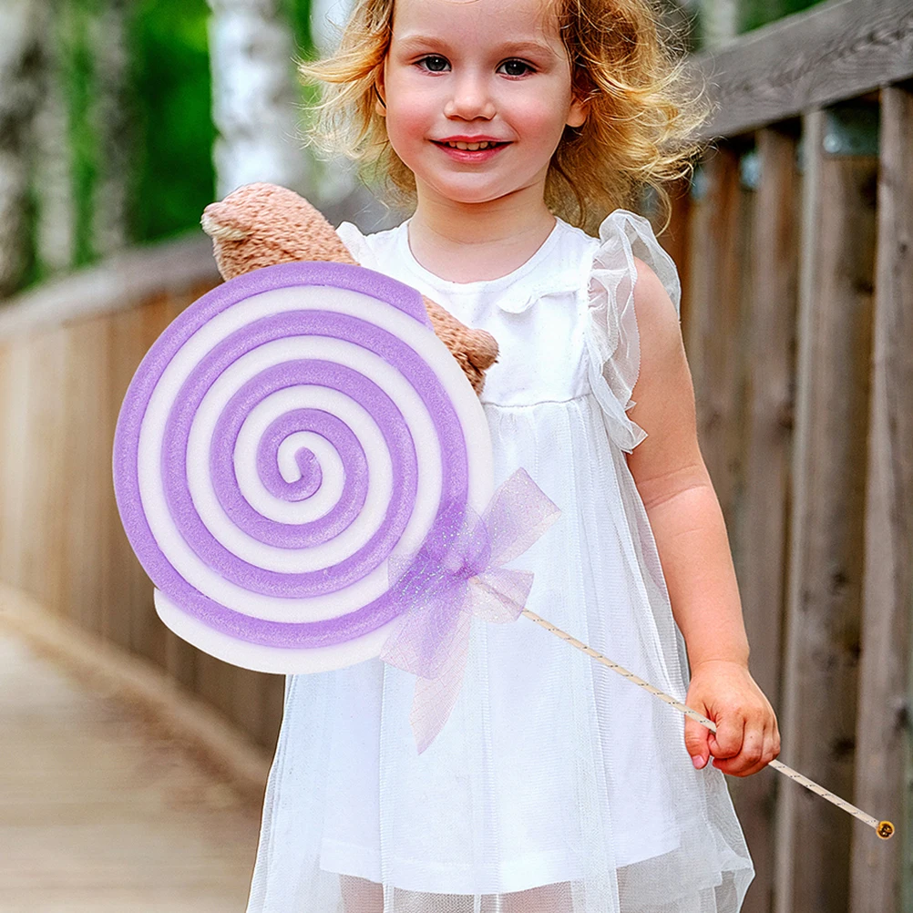 

Simulation Lollipop Realistic Fake Prop Purple Small Size Photo Props Decorations Craft Models Lollipops Embellishment