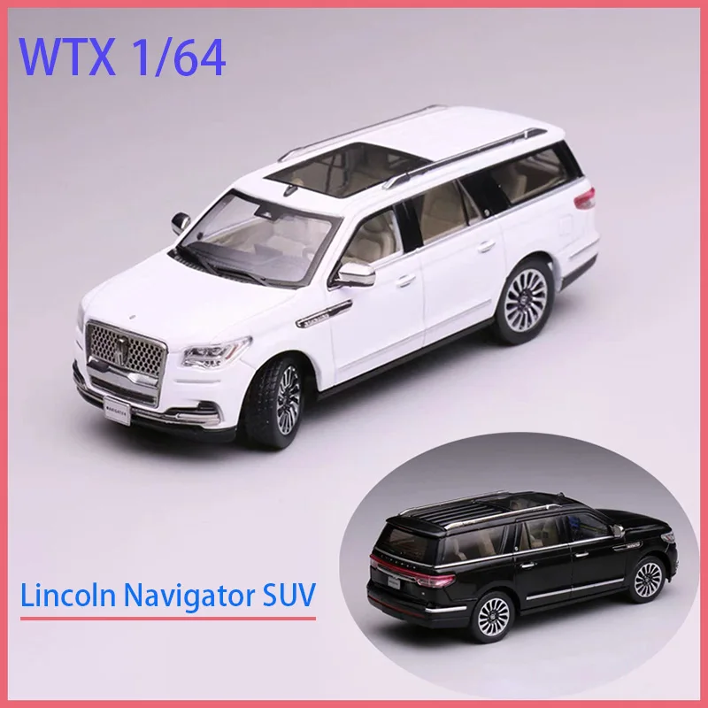 

WTX 1/64 Lincoln Navigator SUV Model Alloy Simulation Car Model Classics Adult Souvenir Gift Static Display