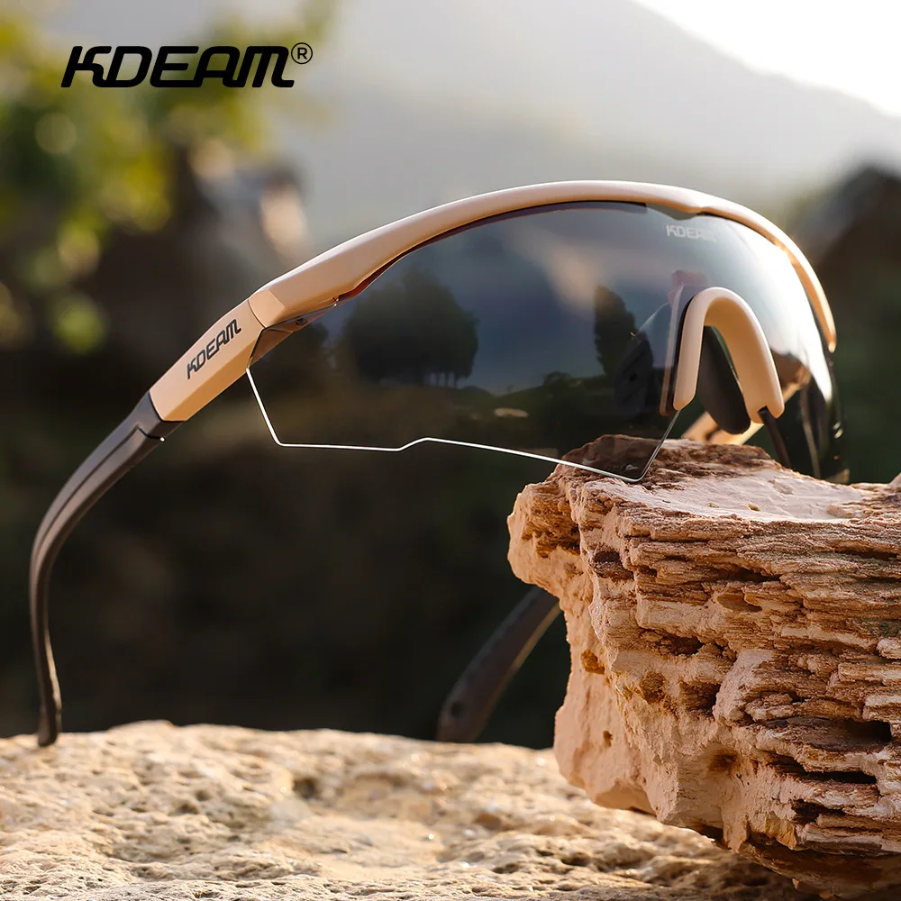 KDEAM Military Enthusiast Sports Polarized Sunglasses PC Lens Outdoor Protective Glasses TR90 Frame Night Vision Anti UV Goggles