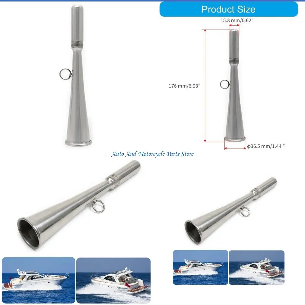 

P9FD Marine Safety Horn High Volumes Sound Steel Air Horn for Yachts & Speedboats