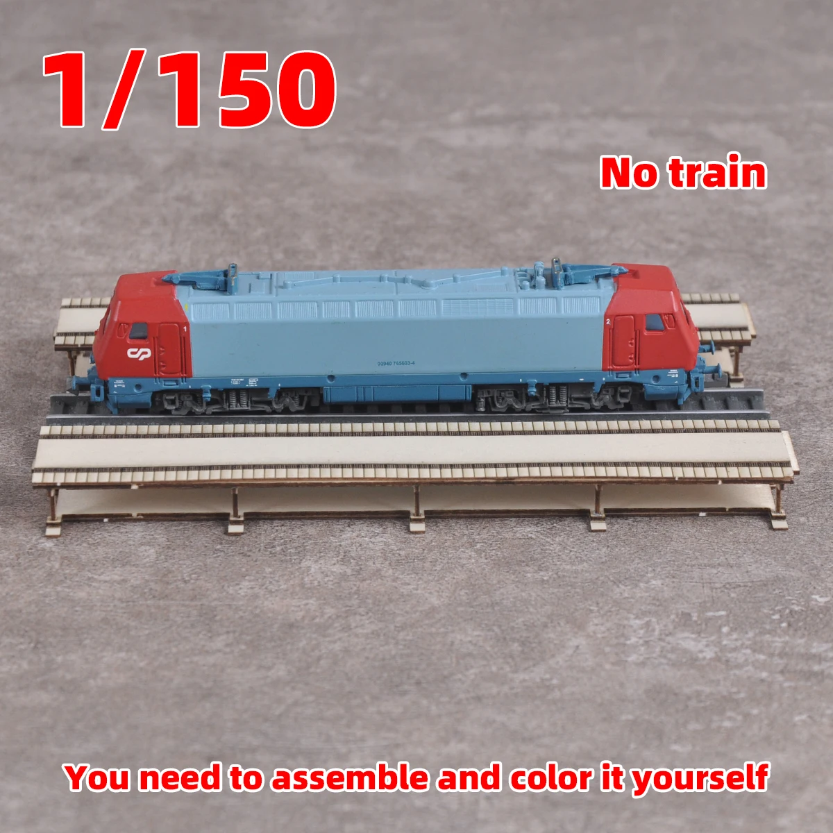 Architektonischer Sandtisch-Bausatz Eisenbahnhaus Wohnhaus Bahnhof Plattform Diorama Maßstabsgetreues Modellbausatz 1/150 – Detail 4