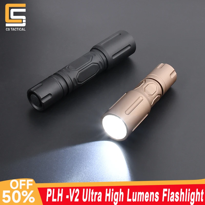 WADSN Metal Tactical Flashlight 1000lumens Ultra High Lumens Flashlight Fit 20mm Rail Scout Light Hunting Airsoft Accessories