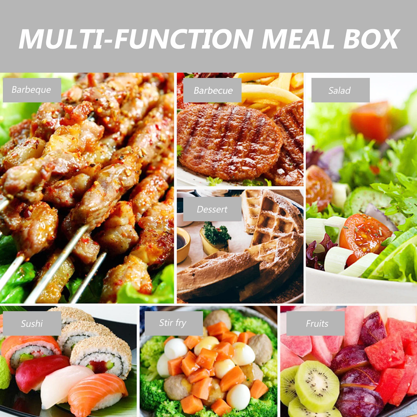 

Glass Meal Prep Container High Borosilicate Glass Lunch Box Large Capacity Sealed Leakproof Portable Food Storage Box for Office