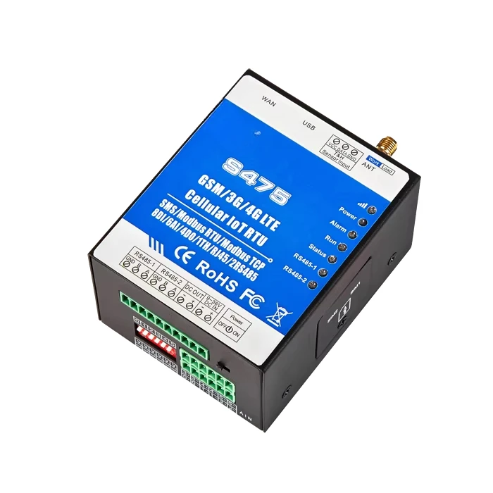 High-Reliability 4G GSM SIM Relay Controller S475 for Industrial Automation