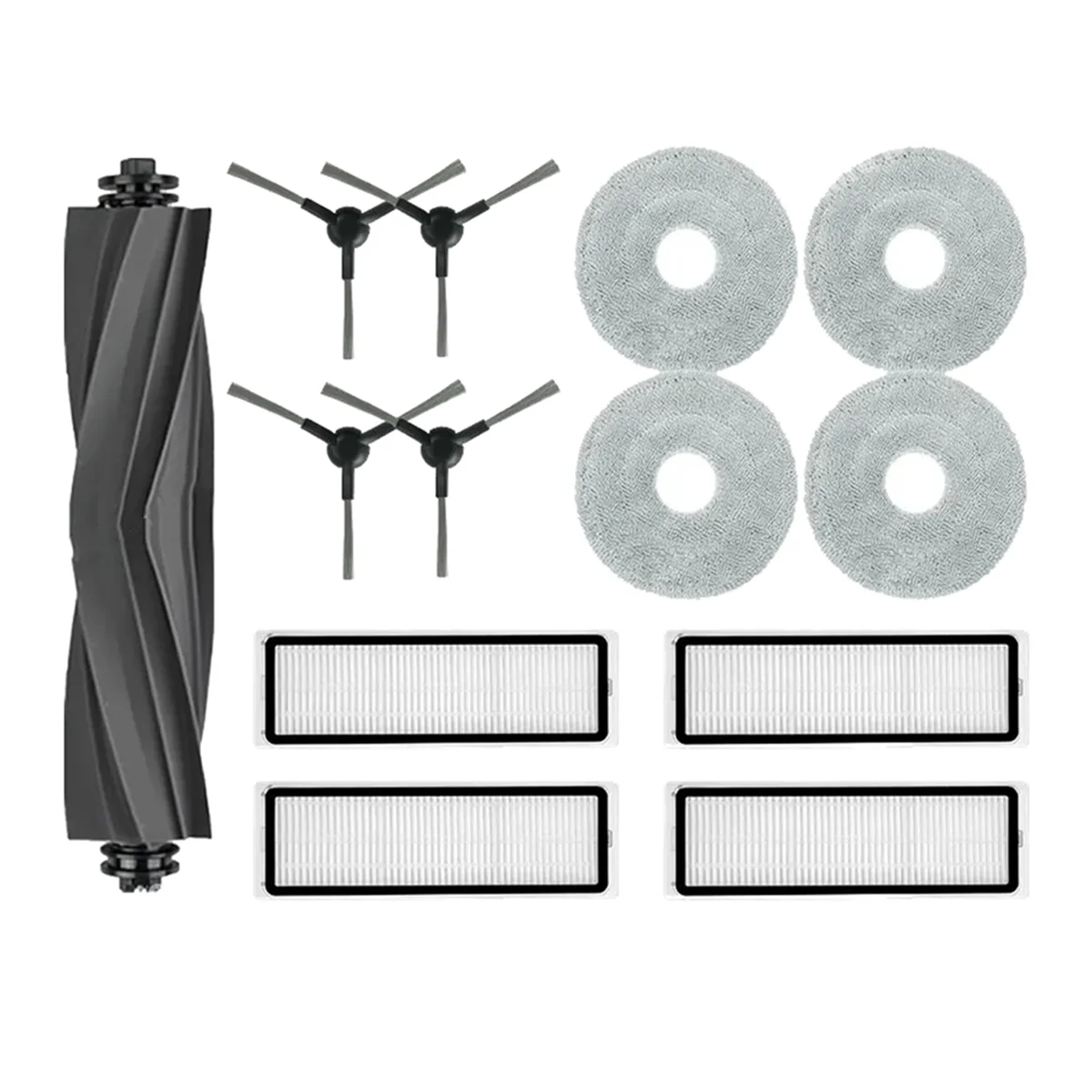 Untuk Dreame L10s Pro Gen 2 suku cadang pengganti aksesori sikat sisi utama Filter kain pel
