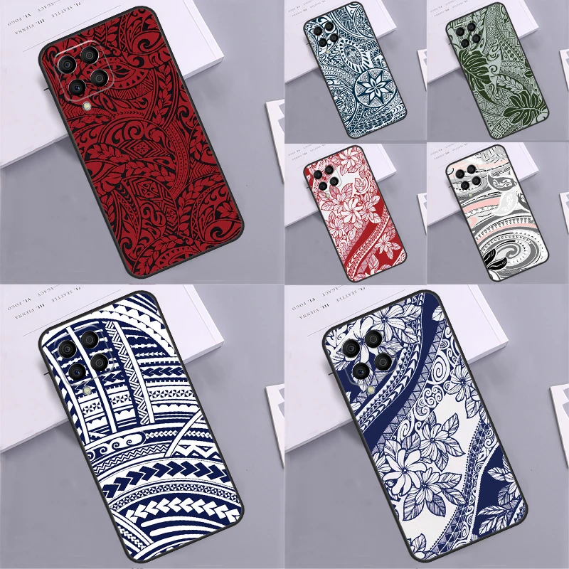 Maori Polynesian Samoan Tribal For Samsung Galaxy M31 M55 M15 M11 M21 M13 M33 M35 M53 M14 M34 M54 M12 M32 M52 M06 M16 Case