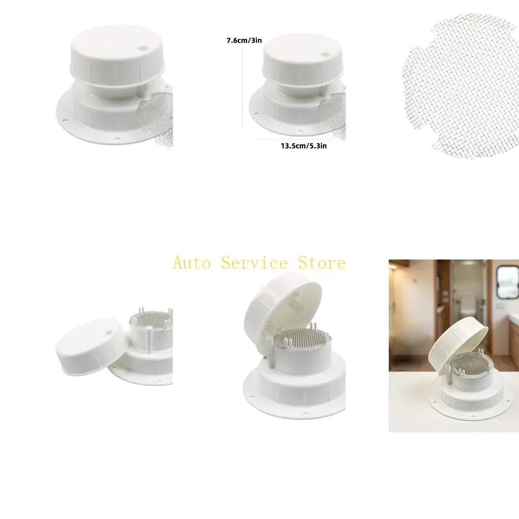 462A Plastic RVs Radiator Vent Cover Motorhome Exhaust Port Cap Perfectly Fit For Various Vehicle Models